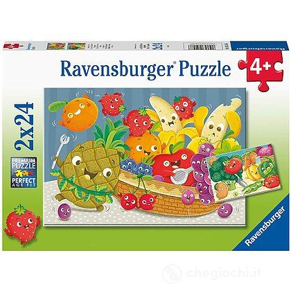 Allegria di frutta e verdura - Puzzle 2 x 24 pezzi (05248)