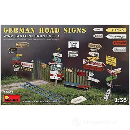 German Road Signs Ww2 (Eastern Front Set 1) Scala 1/35 (MA35602)