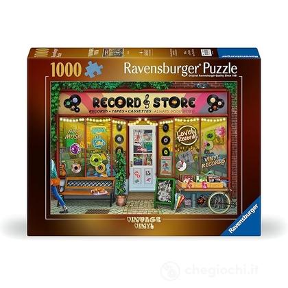 Negozio Vinili Vintage - Puzzle 1000 pezzi - Illustrati (12000250)