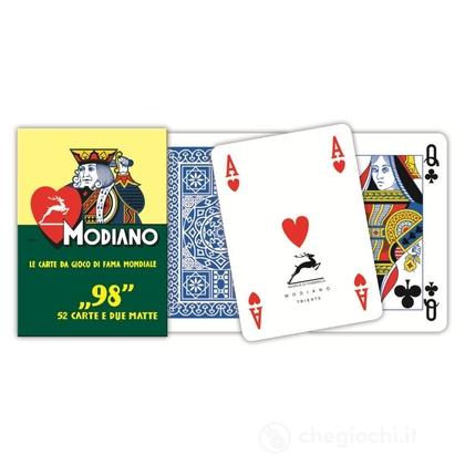 Mazzo 52 carte da poker blu