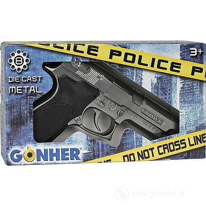 Pistola Polizia 8 Colpi Steel (125/0) - Armi giocattolo - Gonher