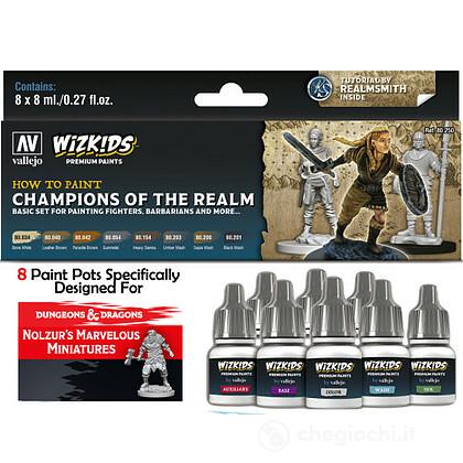  8 colori acrilci 8ml Wizkids Ps Champions Of The Realm (72767)