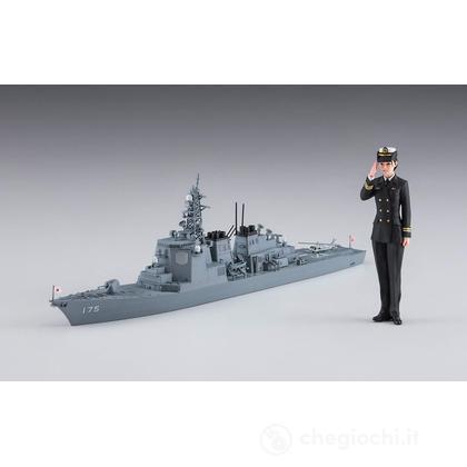 1/700 Jmsdf Ddg Myoko W/ 1/20 Female Sdf Official Figure  Hassp452 (HA52252)