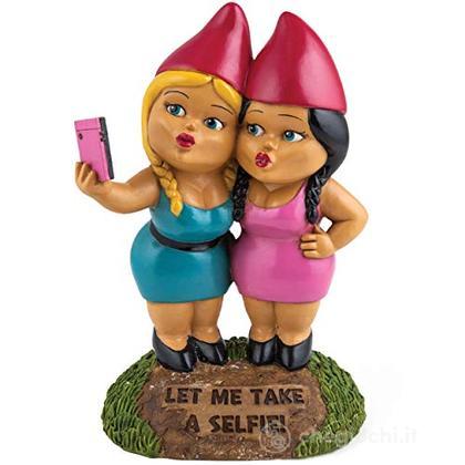 Gnome Selfie Sisters (Gnomo Da Giardino)