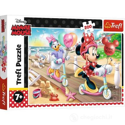Disney: Trefl - Puzzle 200 - Minnie On The Beach