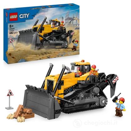 Bulldozer giallo con pala frontale (60466)