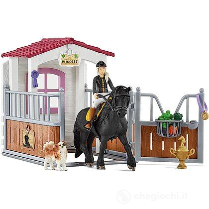Box per cavalli con tori e il suo cavallo principessa (2542437)