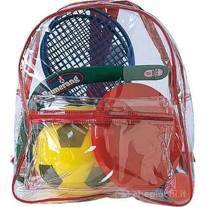 Zaino Sport - Bumerang, Tennis, Frisbee, Pallone