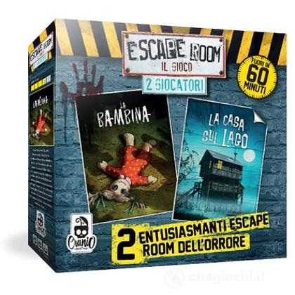Escape Room. 2 Giocatori Horror. Gioco da tavolo Cranio Creations