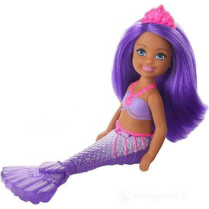Barbie Dreamtopia Chelsea Unicorno - Bambolina Piccola Con Coda Arcobaleno E Accessori Magici