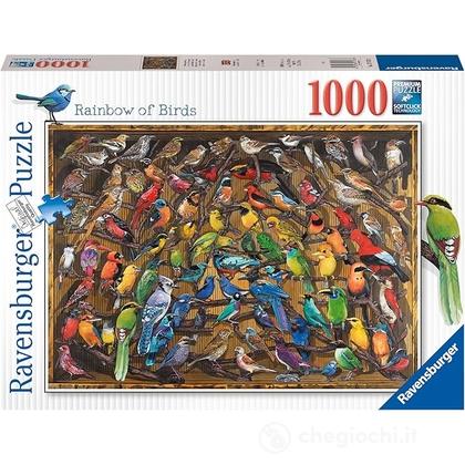 Arcobaleno di uccelli - Puzzle 1000 pezzi - Illustrati (12000281)