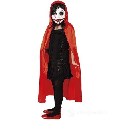 Mantella Raso E Maschera Con Sangue 8-10 anni (S8628-L)