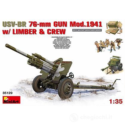 Cannone Usv-Br 76Mm Gun Mod.1941 1/36 (MA35129)