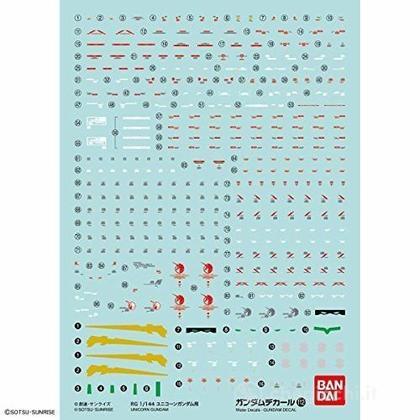 Gundam Decal 112 Rg Gundam Unicorn 1/144