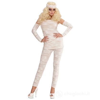 Donna Mummia (Canotta, Leggings,Guanti Senza Dita) M