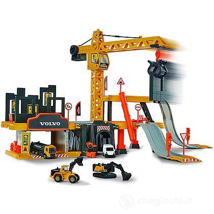 Majorette Volvo Construction Creatix Playset con 5 veicoli (212050032)