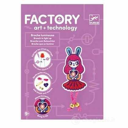 Brooch - Bunny girl - Factory - Light up jewellery (DJ09320)