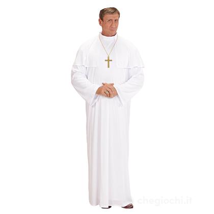 Santo Padre (tunica - pellegrina - papalina) XXL  - Costume Adulto Uomo - Ecclesiastici & Religioni
