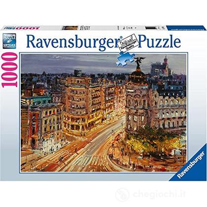 Dipinto di Madrid, la Gran via Puzzle 1000 pz - Illustrati (17325)