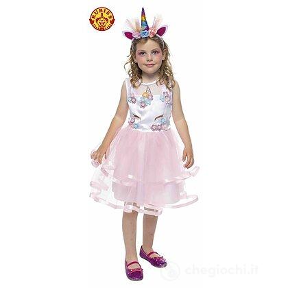 Costume principessa unicorno taglia 3-4 anni