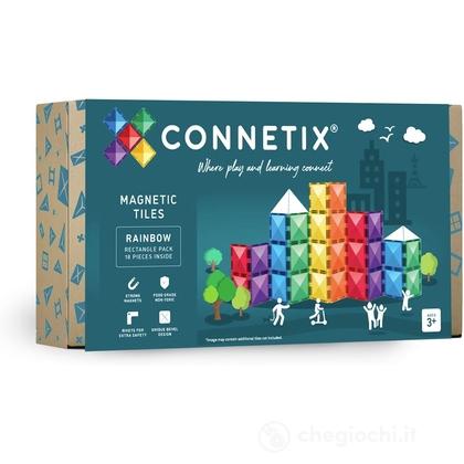 18 Pezzi - Rettangoli - Arcobaleno - 100% Plastica ABS Atossica - Apprendimento STEM