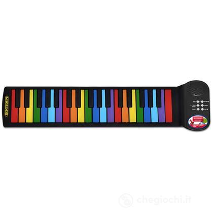 54 3720 - Piano Roll Up 37 Tasti Con Note Colorate