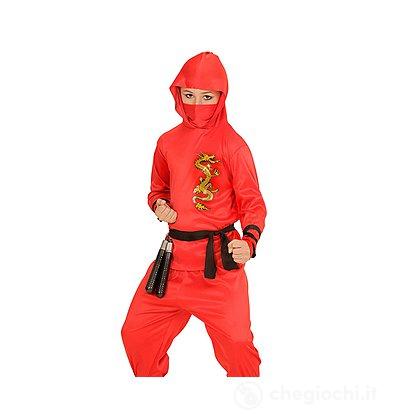 Costume Ninja Rosso 8-10 anni - Carnevale - Widmann - Giocattoli