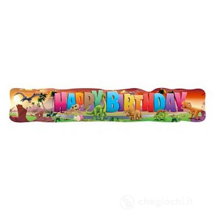 Festone Happy Birthday Dinosauri cm 138x24,5