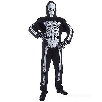 Costume Adulto Scheletro Halloween XL