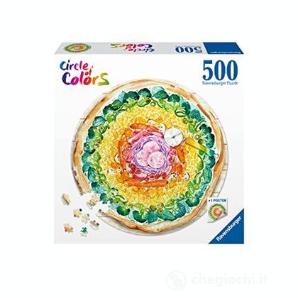 Puzzle 500 pz Circle of colors Pizza