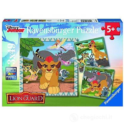 Trefl 34653 The Lion King, Brave Lion King 4-in-1, 4 Puzzles