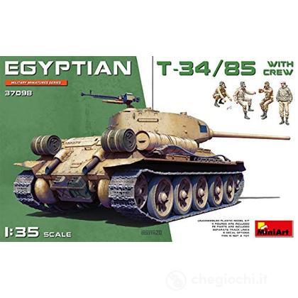 Egyptian T-34/85 W/Crew Scala 1/35 (MA37098)