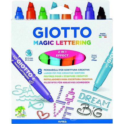 Magic Lettering 8 Pennarelli Speciali - Disegno e colori - Giotto -  Giocattoli