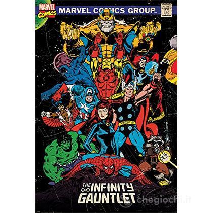 Marvel: Retro - The Infinity Gauntlet (Poster 61X91,5 Cm)