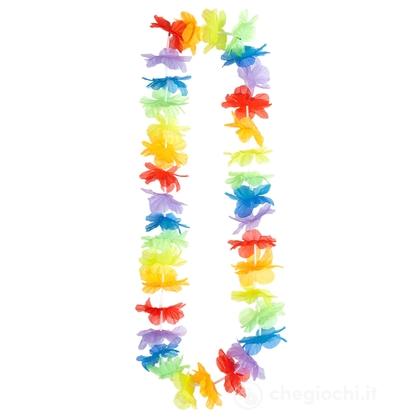 Collana Hawaiana Arcobaleno Adulto
