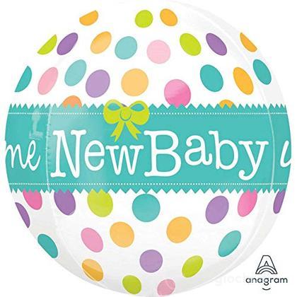 Palloncino Mylar Welcome New Baby