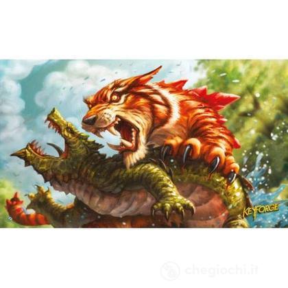 Keyforge - playmat selvaggi - tigre possente