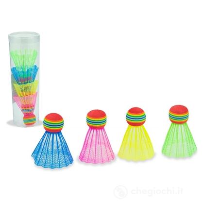 Volano A Palla 4 Pezzi Colorati