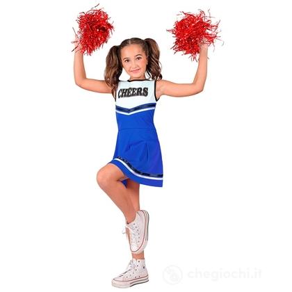 Cheerleader (vestito) 140 cm / 8-10 anni  - Costume Bimba - Nazionalità ed Etnie, Sport e Tifosi, Scuola e College