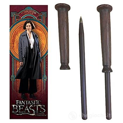 Bacchetta Porpentina Wand Pen And Bookmark - Animali Fantastici