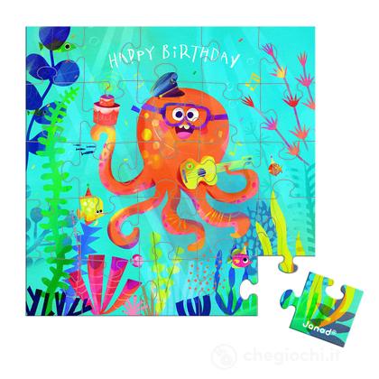 Carta Puzzle Compleanno Polipo - a partire dai 3 anni (J02395)