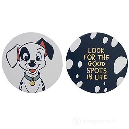 Disney 101 Dalmatians (Coasters Set Of 2 Ceramic Boxed / Set 2 Sottobicchieri Ceramica)