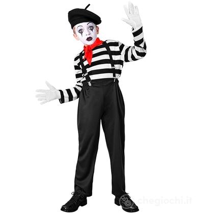 Mimo (maglia, pantaloni, bretelle, foulard, guanti, cappello)  116 cm / 4-5 anni   - Costume Bimbo - Nazionalità ed Etnie, Clown e Circo, Feste dei Ba