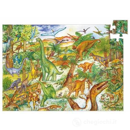 Puzzle 100 pièces XXL Oasis des dinosaures - La Grande Récré