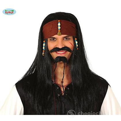 Parrucca Pirata Con Bandana In Scatola (4428)