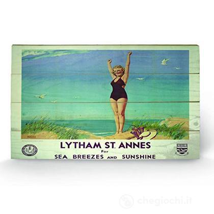 Lytham St Annes - 2 (Stampa Su Legno 76X45Cm)