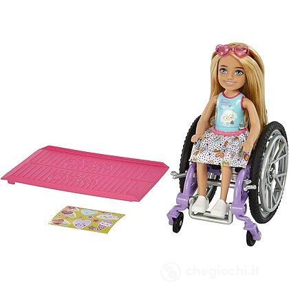 Chelsea Sedia a Rotelle (HGP29) - Barbie - Mattel - Giocattoli