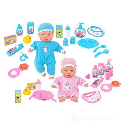 Bambola 31 cm con Suoni + 16 Accessori  - colore assortito 1 pz (40438)