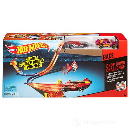 hot wheels drop down challenge set
