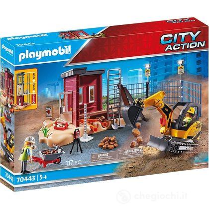 Mini escavatore con cantiere (70443) - Set costruzioni - Playmobil -  Giocattoli